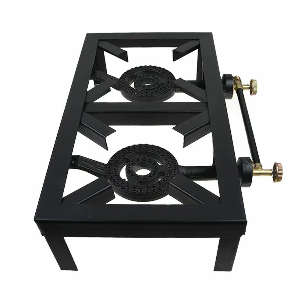 Portable Single/Double Burner Propane Gas Camp Stove Q507