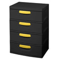 4 Drawer Unit Black O427438