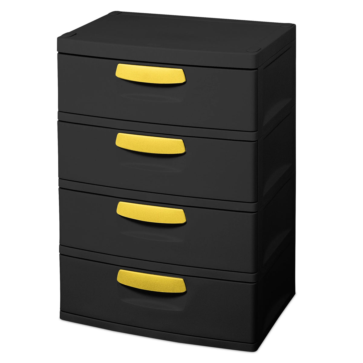 4 Drawer Unit Black O427438