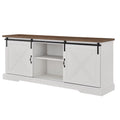 70" Farmhouse Wood TV Stand X5314