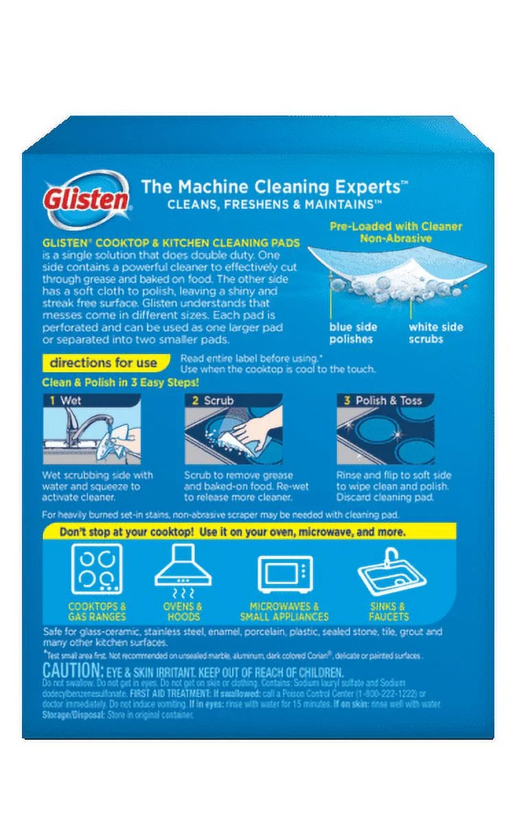 Dishwasher Cleaner and Kitchen Cleaning Pads D1550