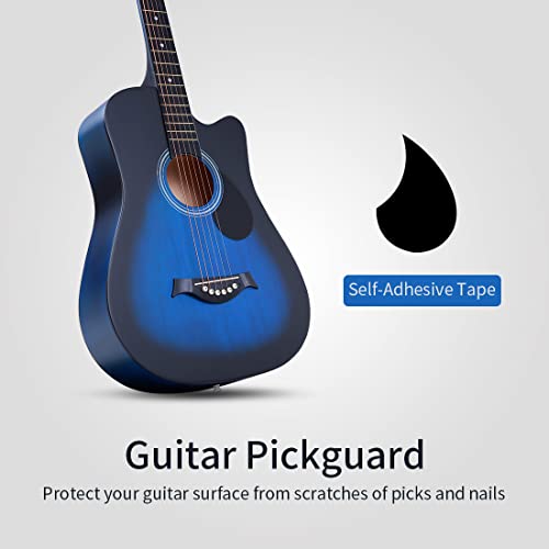 38 in Cutaway Acoustic Guitar Beginner Kit with Gig Bag A2015