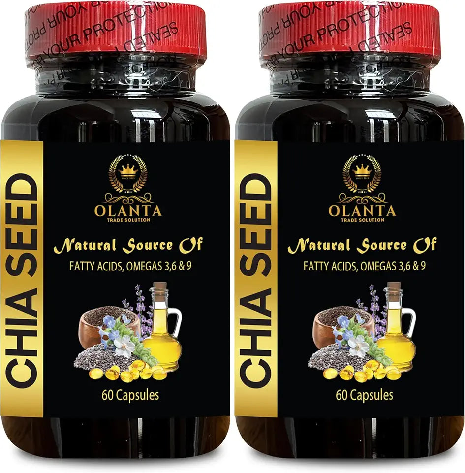 Chia Seed Omega 3 Supplement 120 Capsules V5508