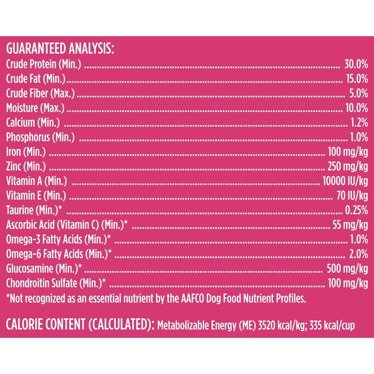 Natural Dry Dog Food with Beef V240