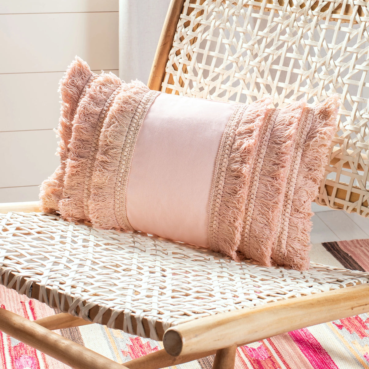 Pink Plush Pillow V114509