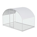 Large Metal Chicken Coop with Waterproof Cover X7309