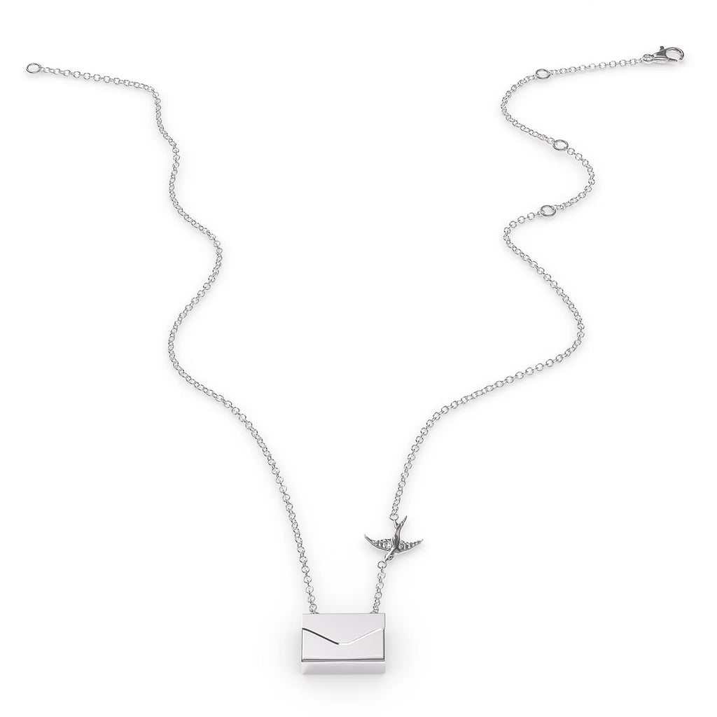 Silver Locket Necklace W11335
