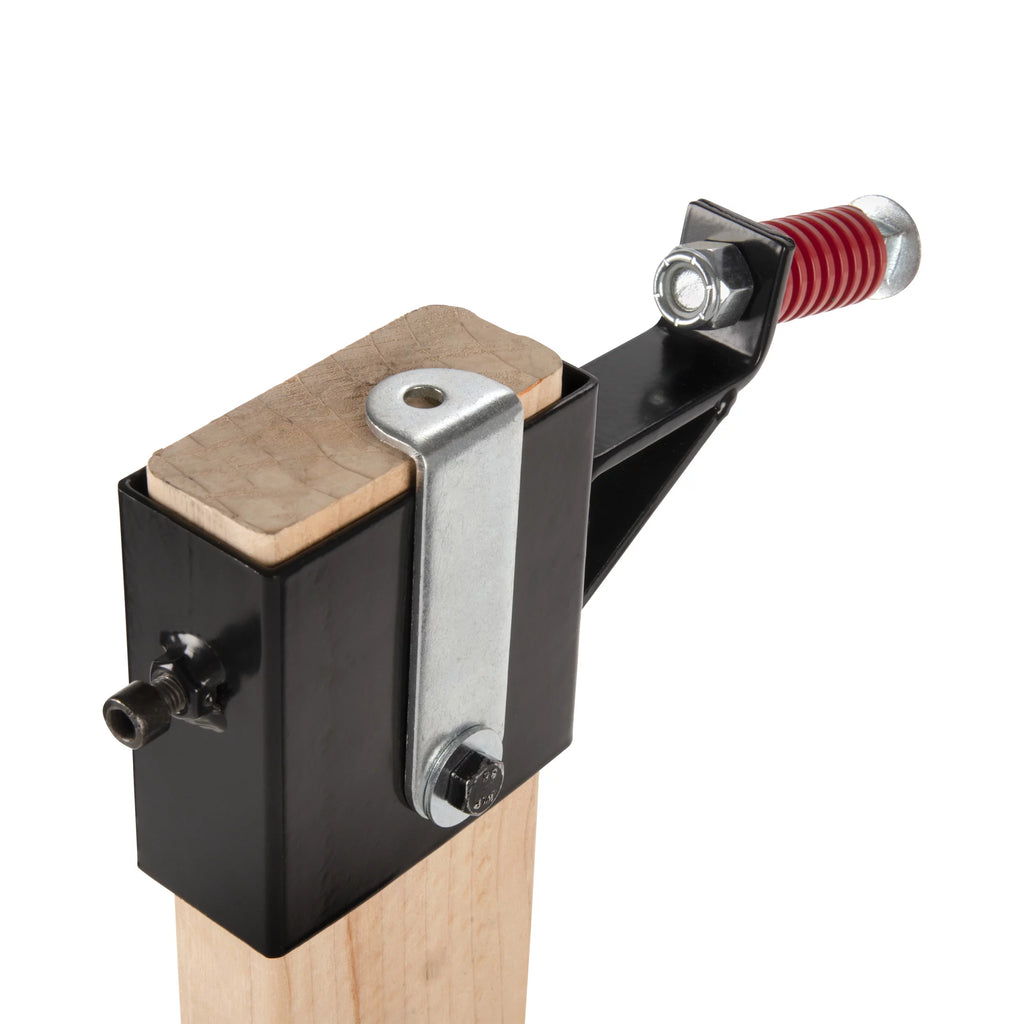 Steel Gong Hanger Target with Recoil Spring, Black R675