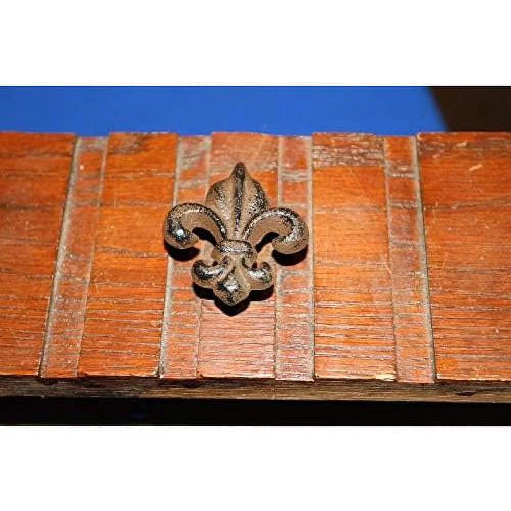Cast Iron Fleur De Lis Cabinet Knobs, Pack Of 30, 2" C6841