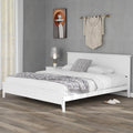 Solid Wood King Platform Bed S999