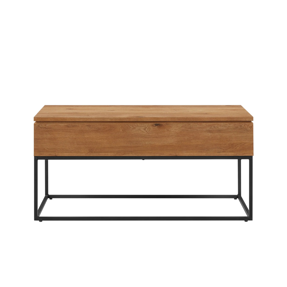 Modern Wood and Metal Lift-Top Coffee Table E406
