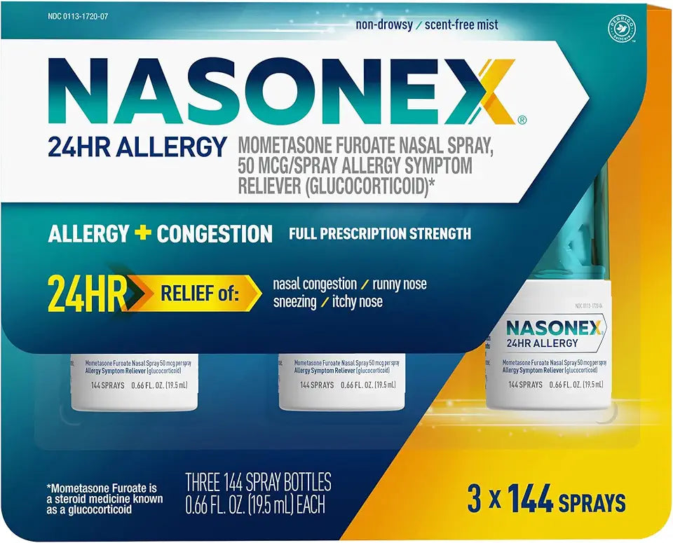 Allergy Nasal Spray 120 Spray 3 Pack D7756