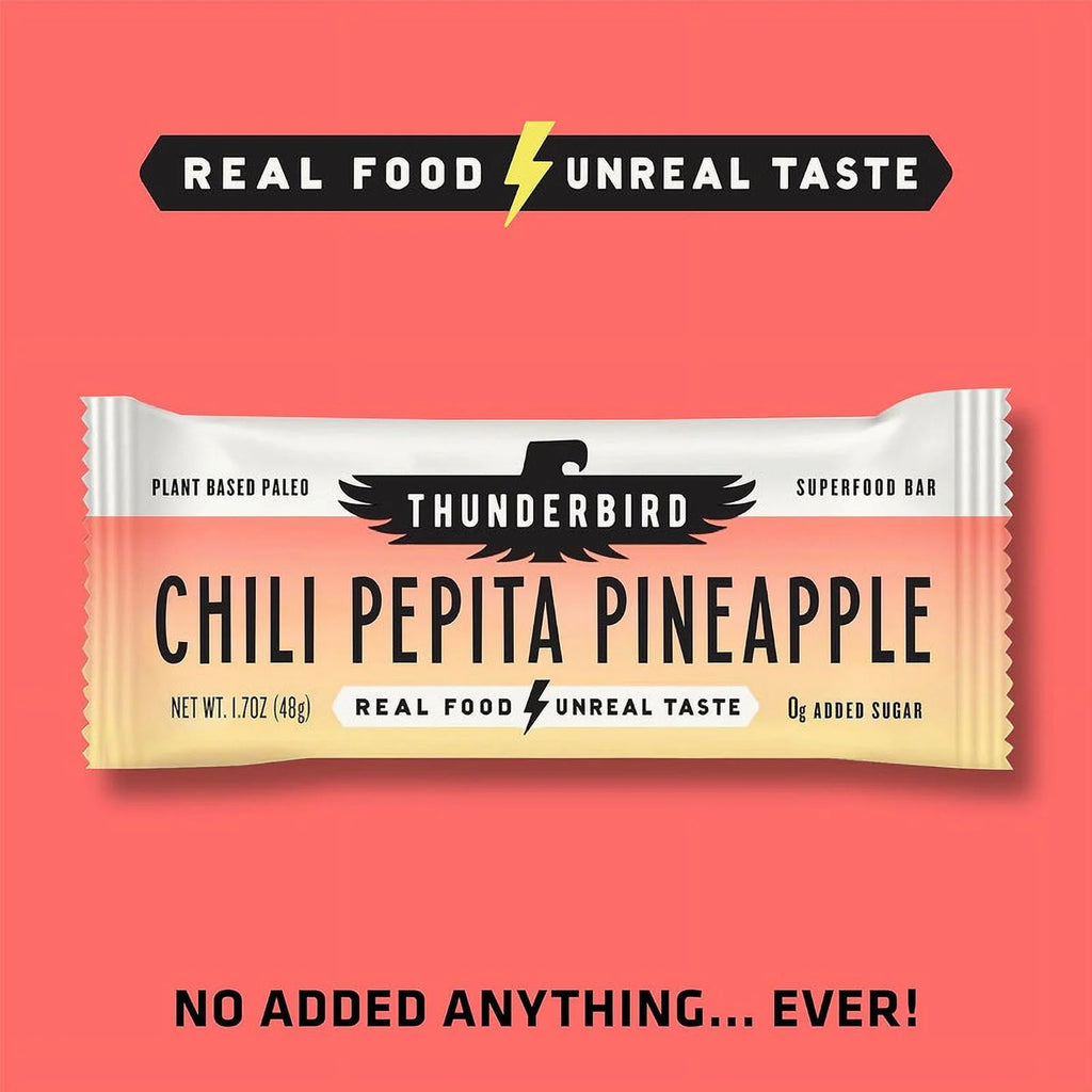 Chili Pepita Pineapple Plant Based Protein Fruit & Nut Nutrition Bars 12 Pack D894243