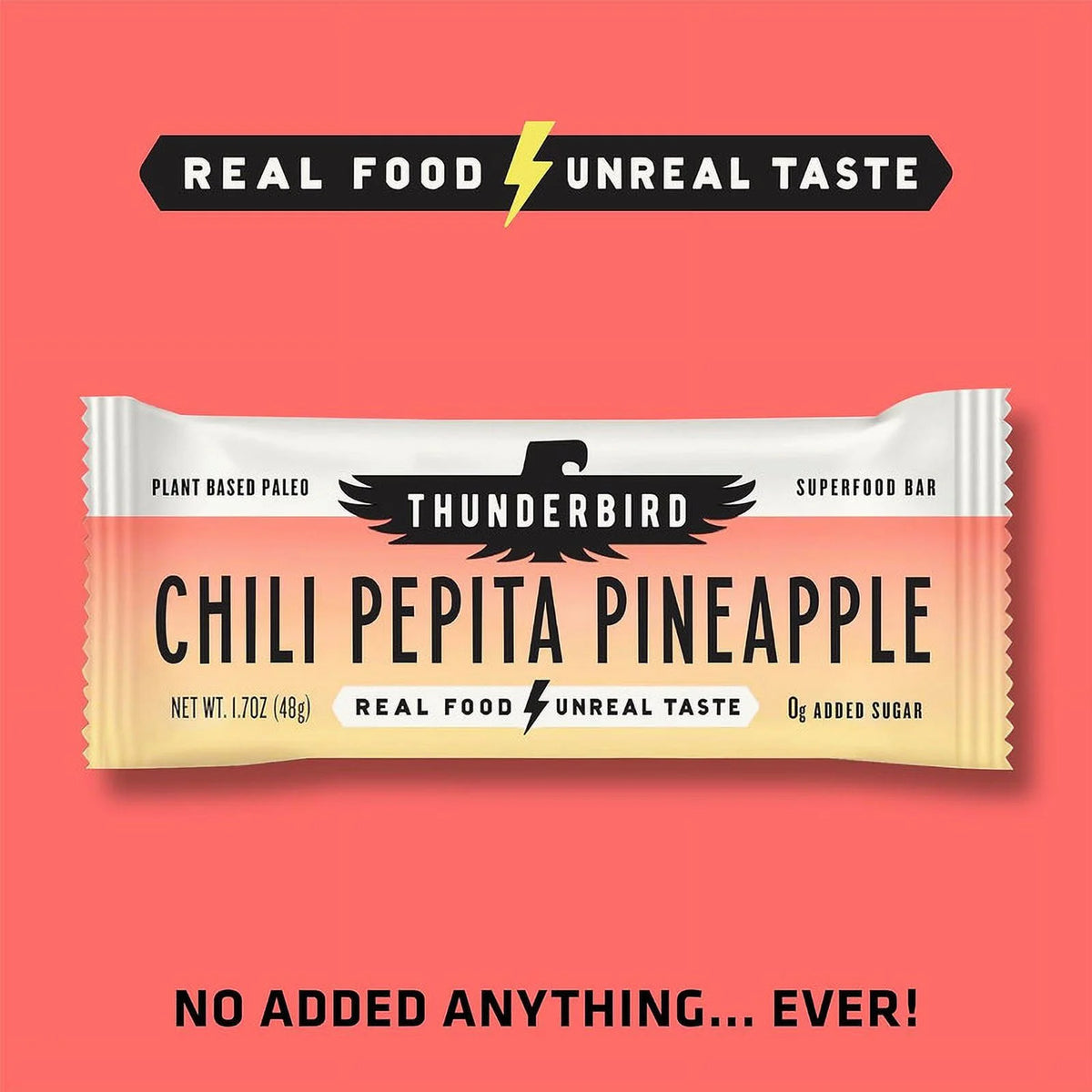 Chili Pepita Pineapple Plant Based Protein Fruit & Nut Nutrition Bars 12 Pack D894243