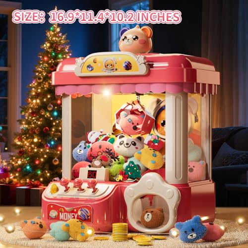 Mini Claw Machine with Music & 36 Mini Toys U8860