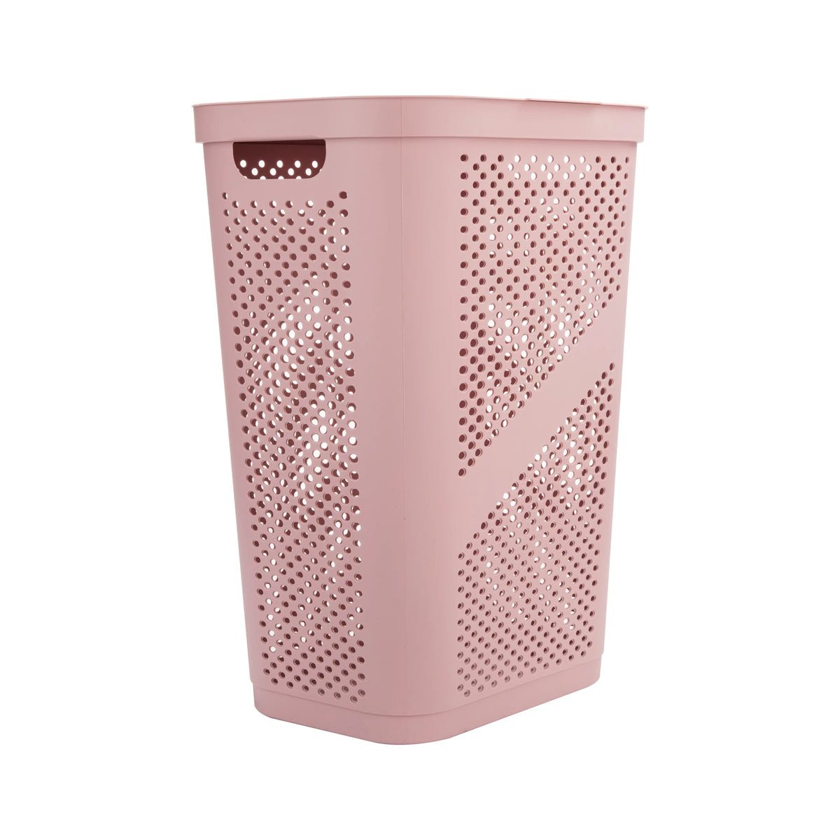 60L Slim Laundry Hamper with Lid, Set of 2, Pink B49654