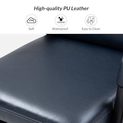 Faux Leather Office Chair with Wheels J787