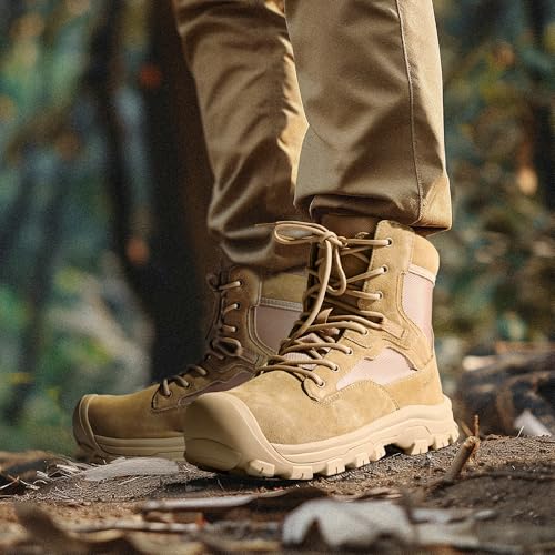 Waterproof Leather Tactical Boots H15726