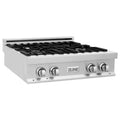 30" Porcelain Gas Stovetop with 4 Gas Burners and Griddle E27384