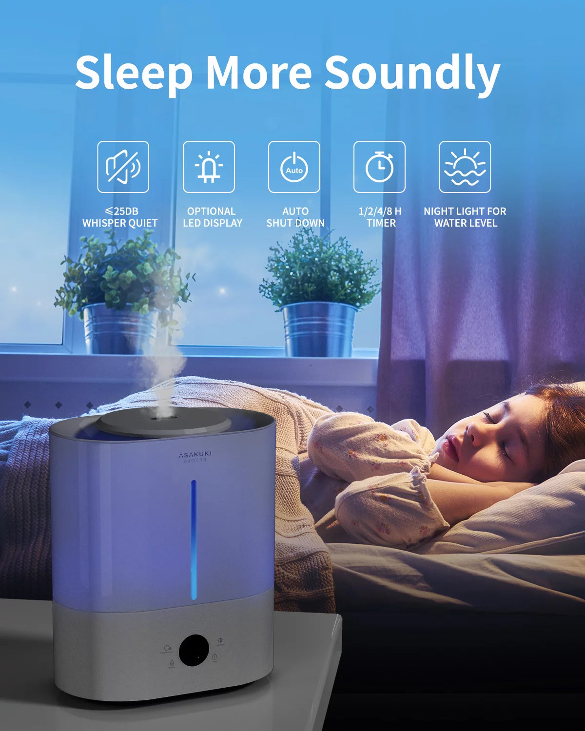 4L Ultrasonic Cool Mist Humidifier H34910