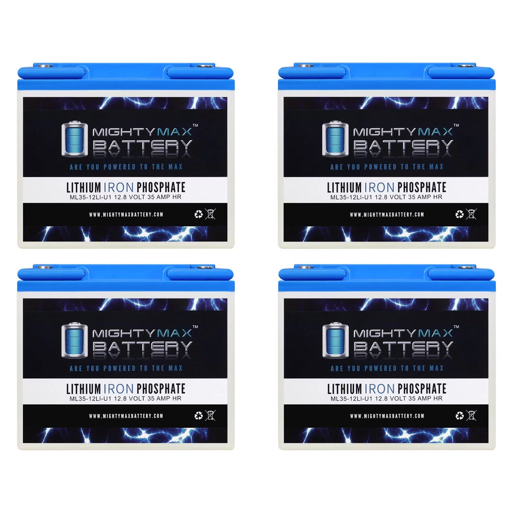 12V 35AH U1 Lithium Replacement Battery 4 Pack N717299