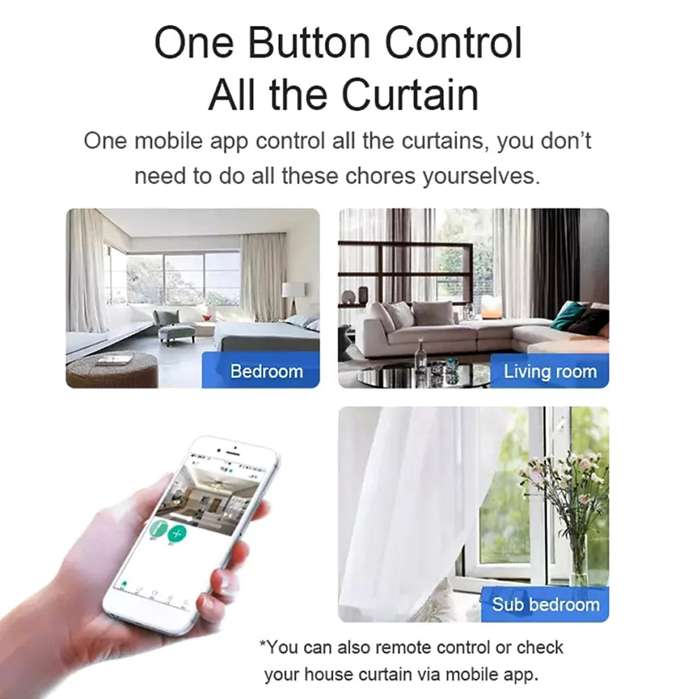 Smart Curtain Motor Wireless Electric Curtain Controller R44743