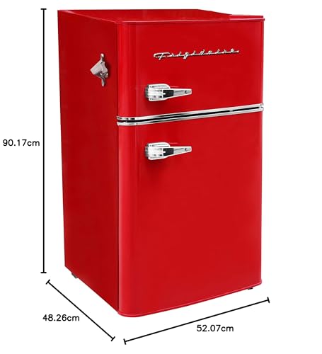 2 Door Retro Bar Fridge with Side Bottle Opener M896