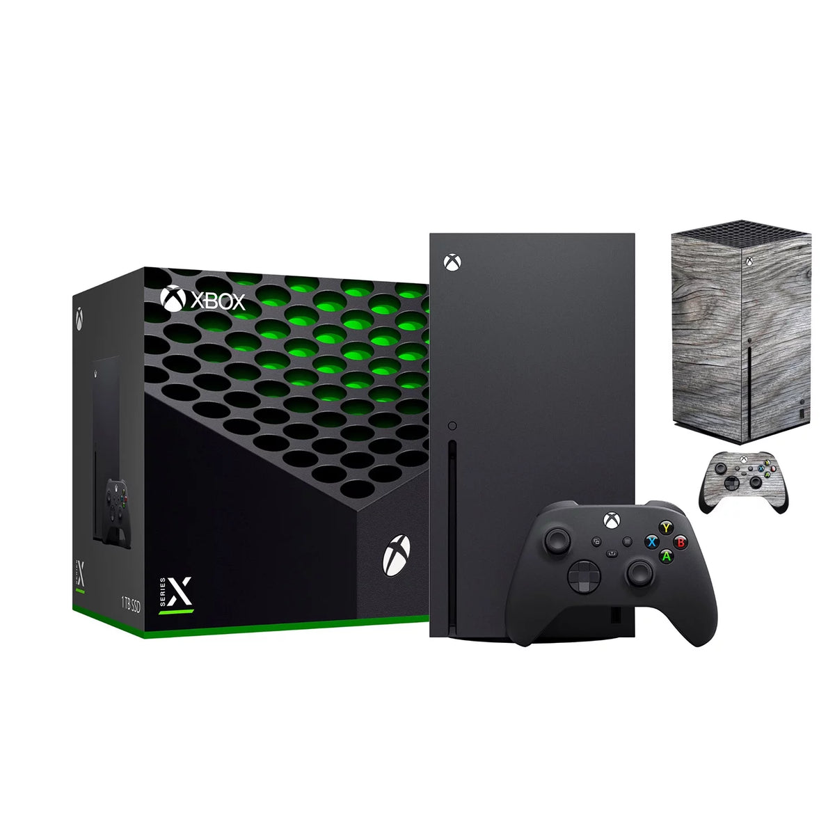 Black 1TB SSD Gaming Console with Wireless Controller X2659