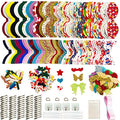 348 Pcs 60 Set Faux Leather Hair Bows DIY Making Kit H25757