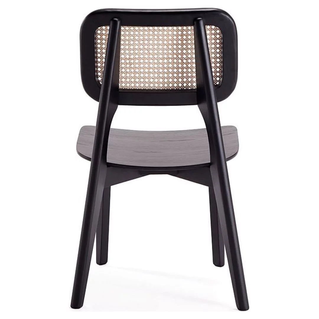Black Wood Dining Chair Set of 2 M85465