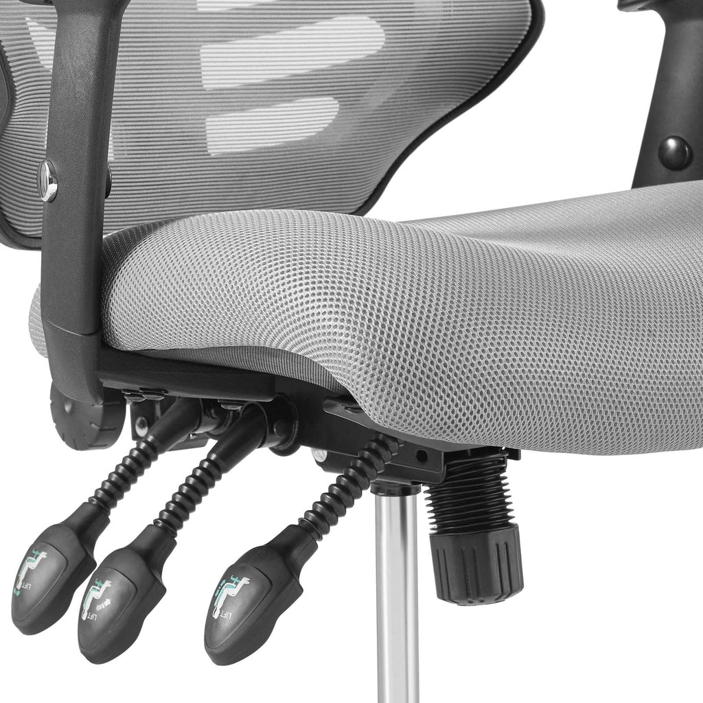 Gray Mesh Drafting Chair F552