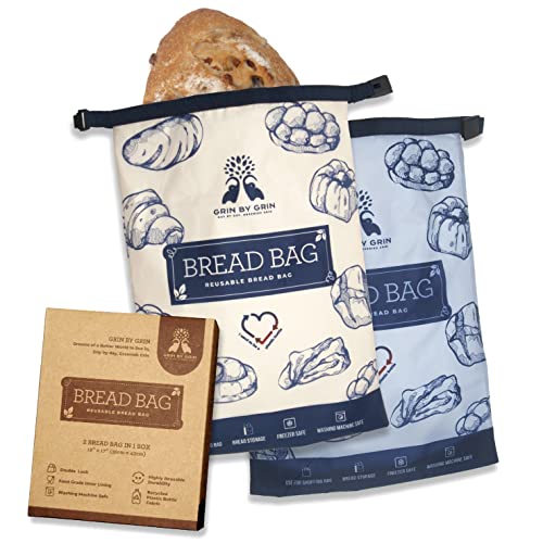 2 Packs Reusable Bread Bags Y6282