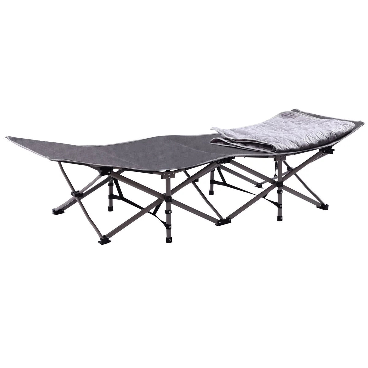 Portable Single Folding Bed with Mattress H20156