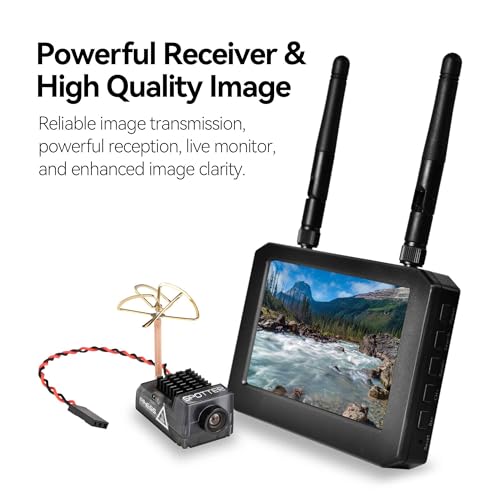 FPV Camera and Transmitter Kit, 5.8G Micro AIO Cam, 700TVL, 40CH V130714