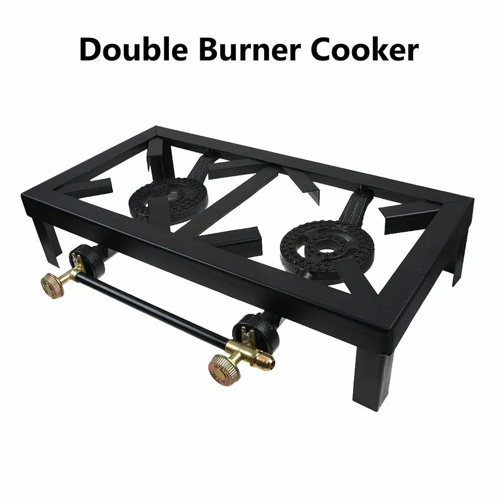 Portable Single/Double Burner Propane Gas Camp Stove Q507