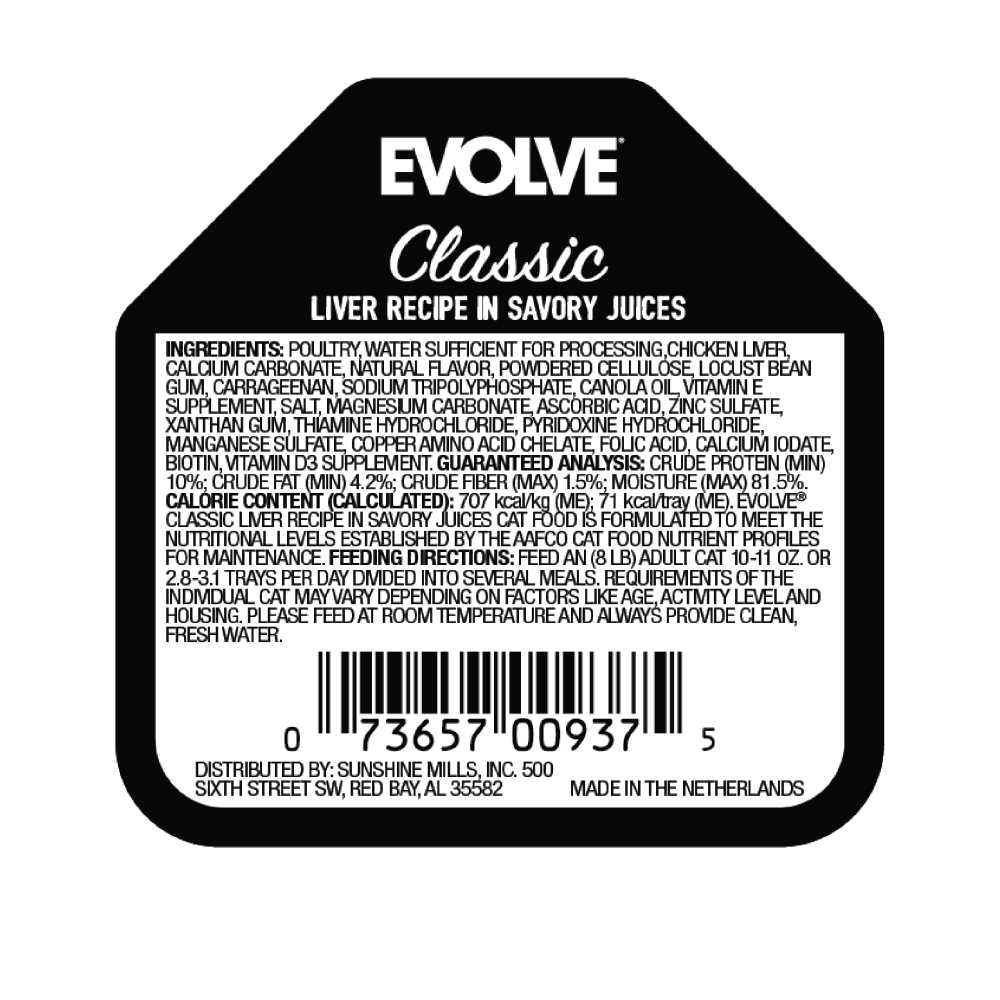 Liver Recipe Wet Cat Food K835