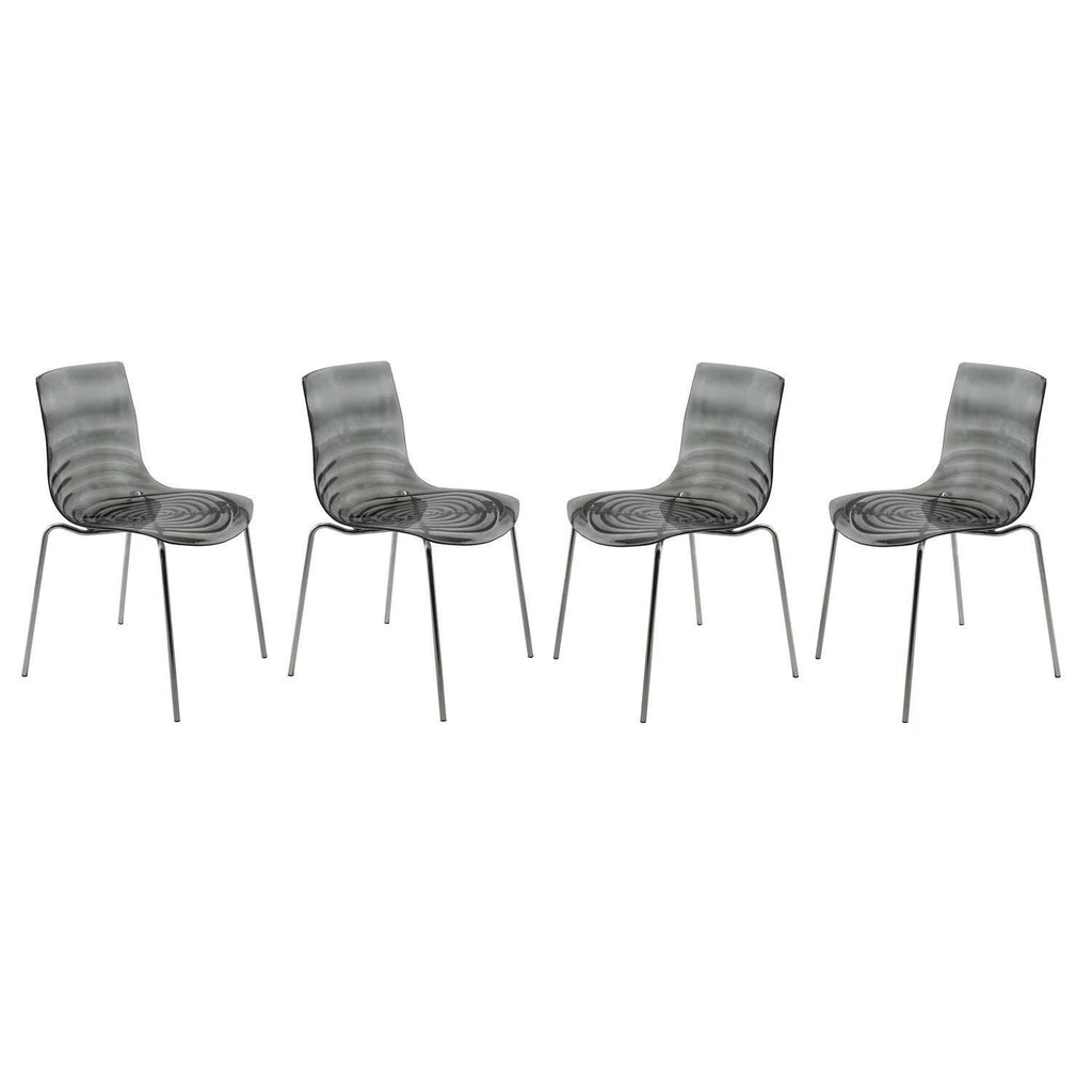 Plastic Dining Chair Set of 4 I771185