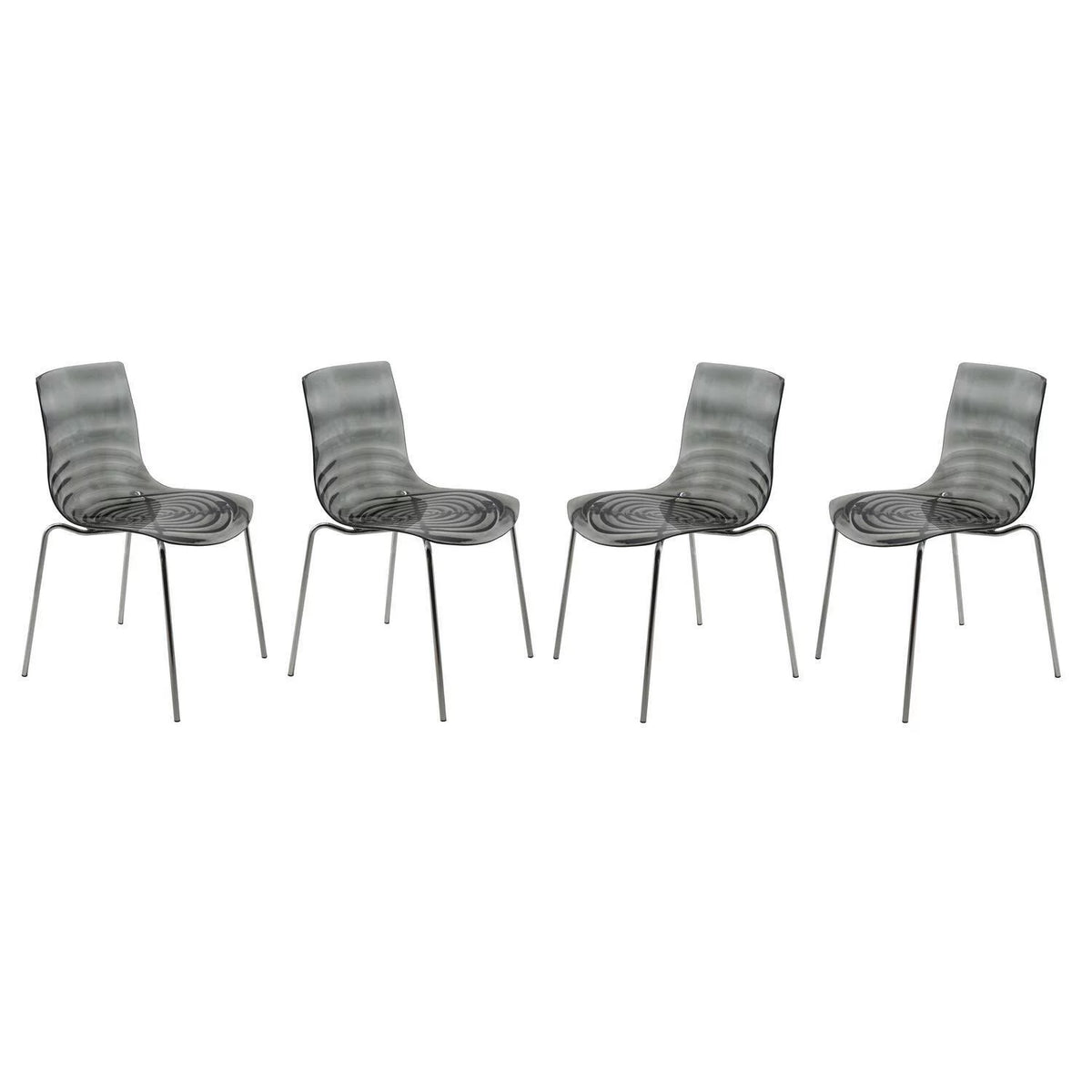 Plastic Dining Chair Set of 4 I771185