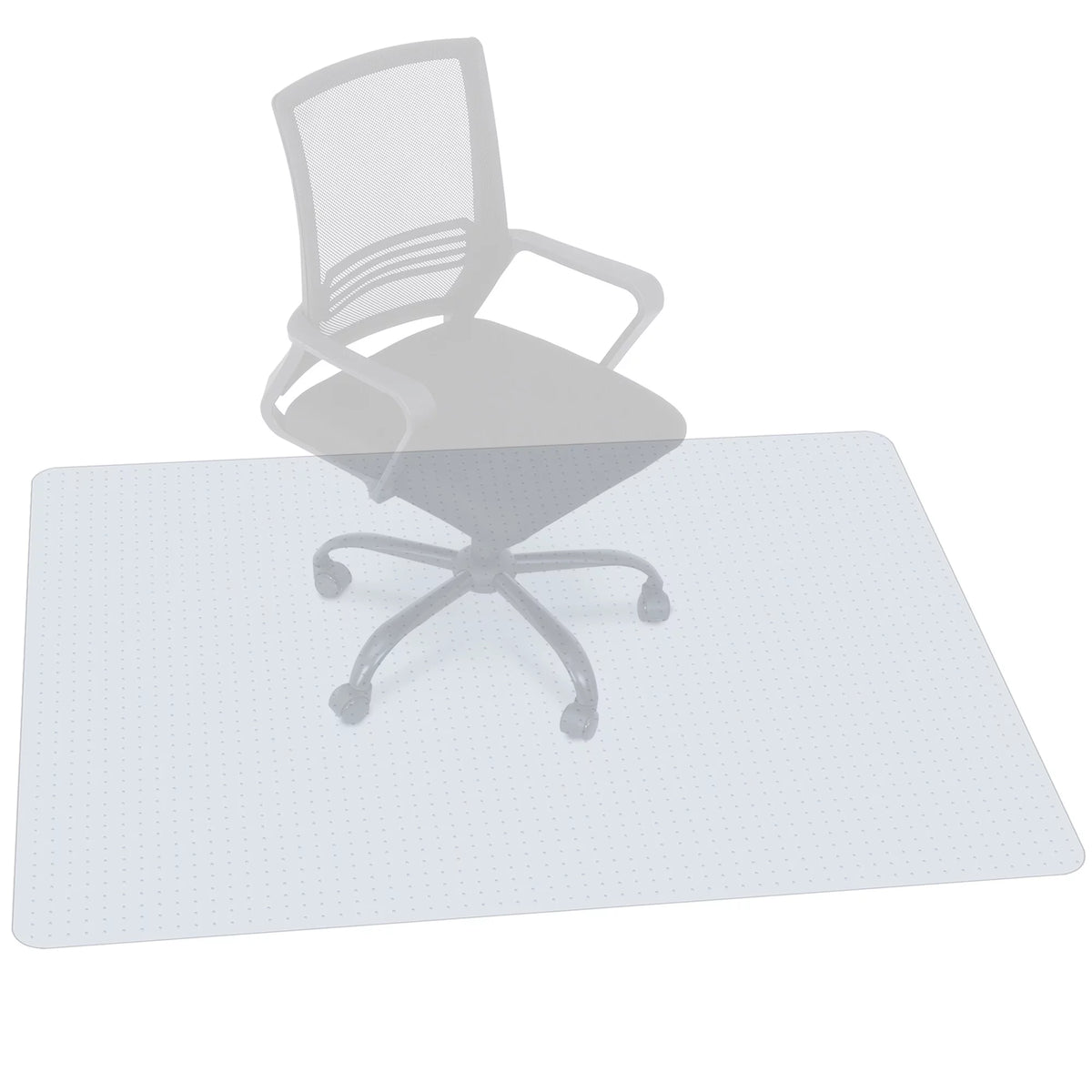 Clear PVC Office Chair Mat with Cleats B183465