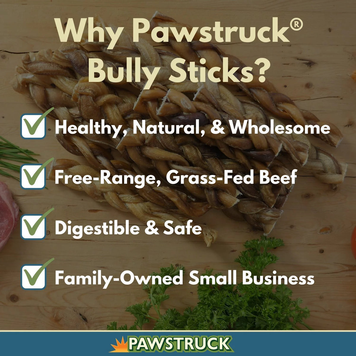 Natural 4" Bully Stick Rings for Dogs, 3 Count M1397