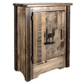 Accent Cabinet with Laser Engraved Elk Design P656