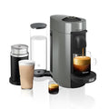 Grey Coffee and Espresso Maker with Milk Frother X432283