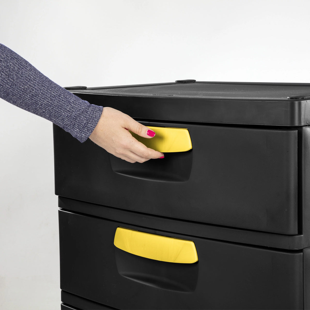 4 Drawer Unit Black O427438