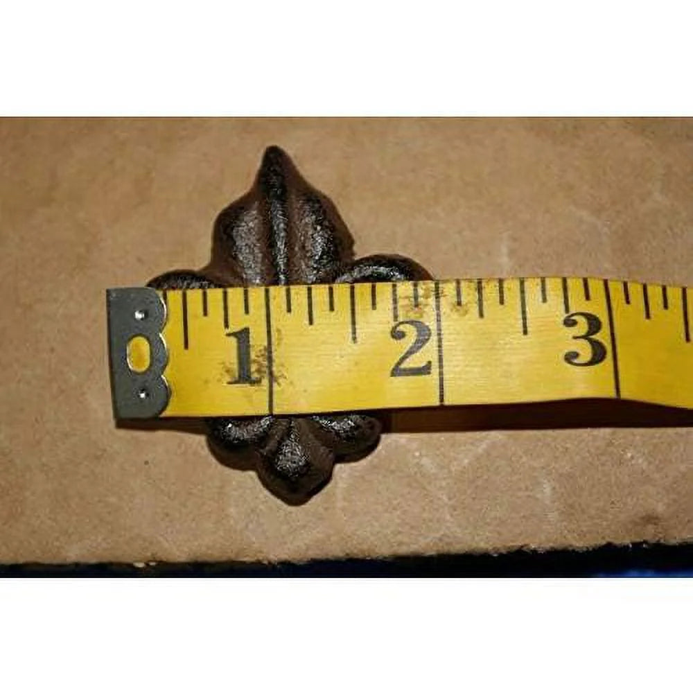 Cast Iron Fleur De Lis Cabinet Knobs, Pack Of 30, 2" C6841