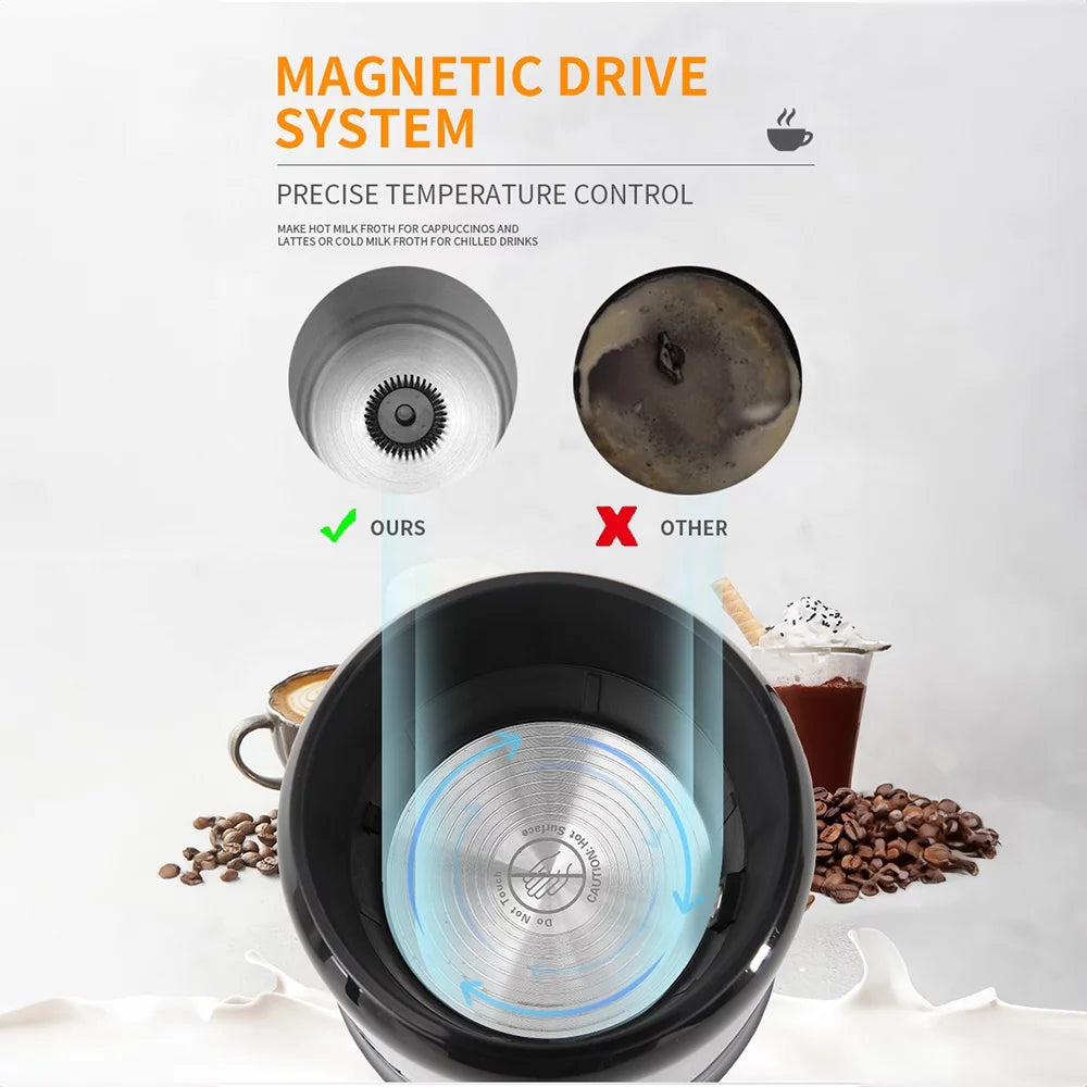 Detachable Electric Milk Frother and Steamer 700ml 600W 5 in 1 Y2724