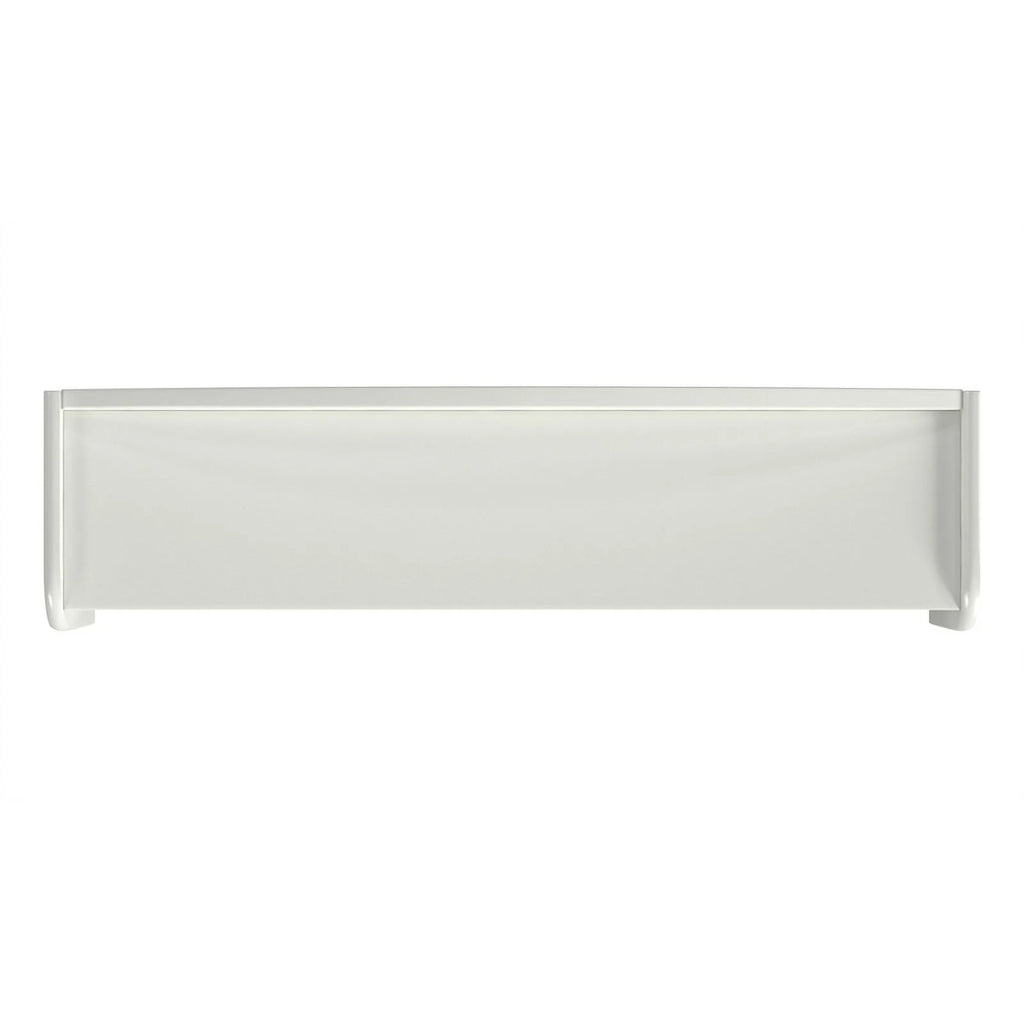 Bright White Engineered Hardwood Desk Hutch O84497