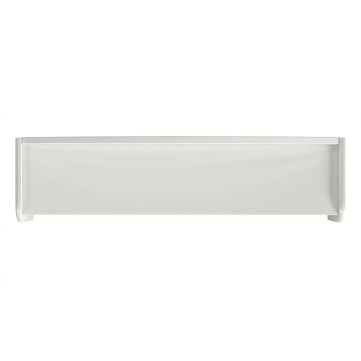Bright White Engineered Hardwood Desk Hutch O84497