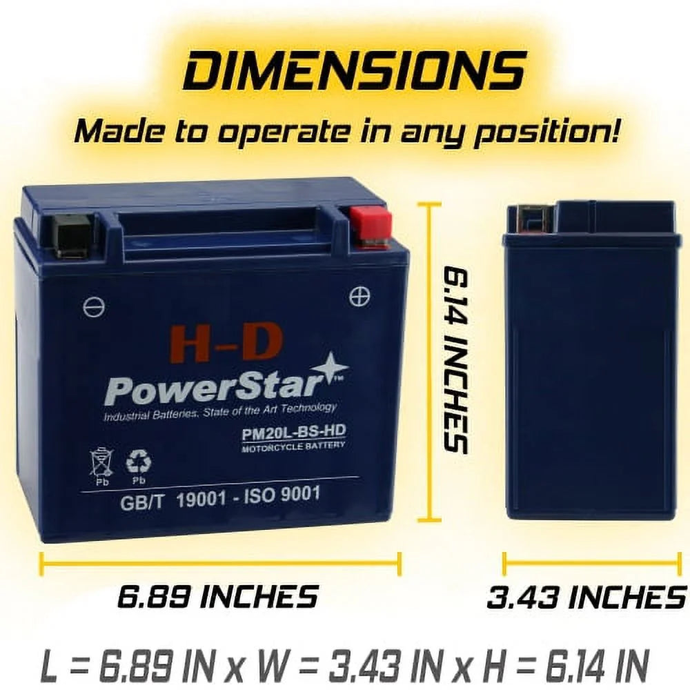 YTX20L-BS Replacement Battery G364726