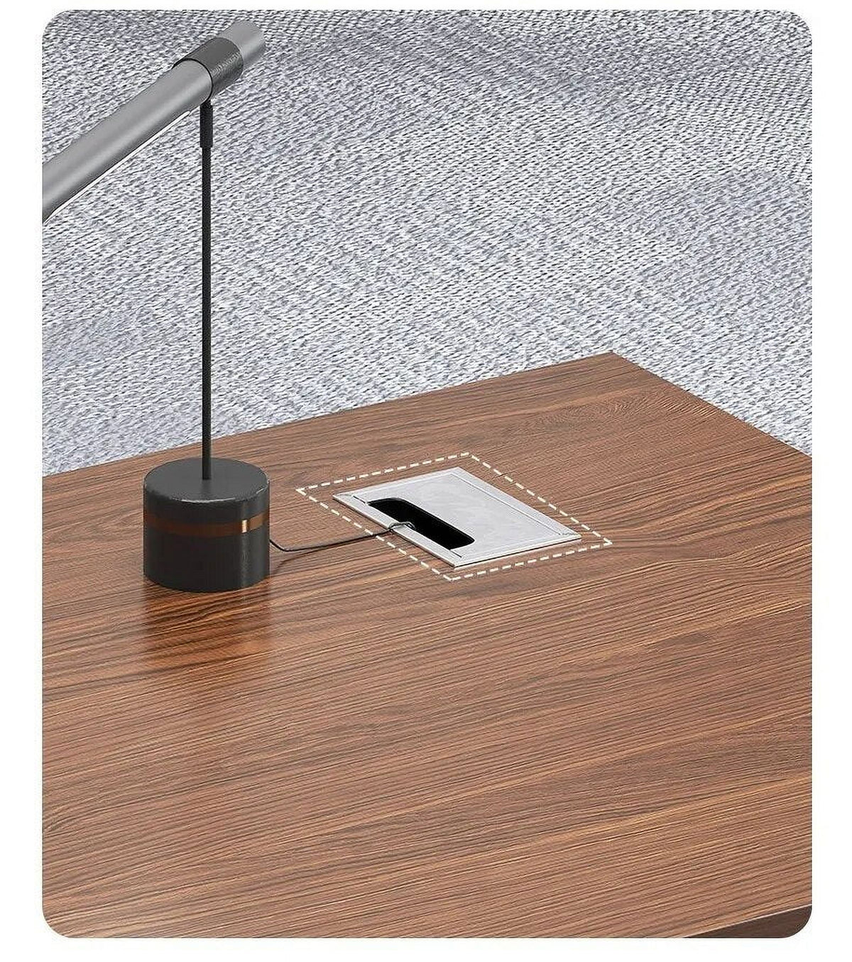 Computer Writing Desk with Drawers C368542