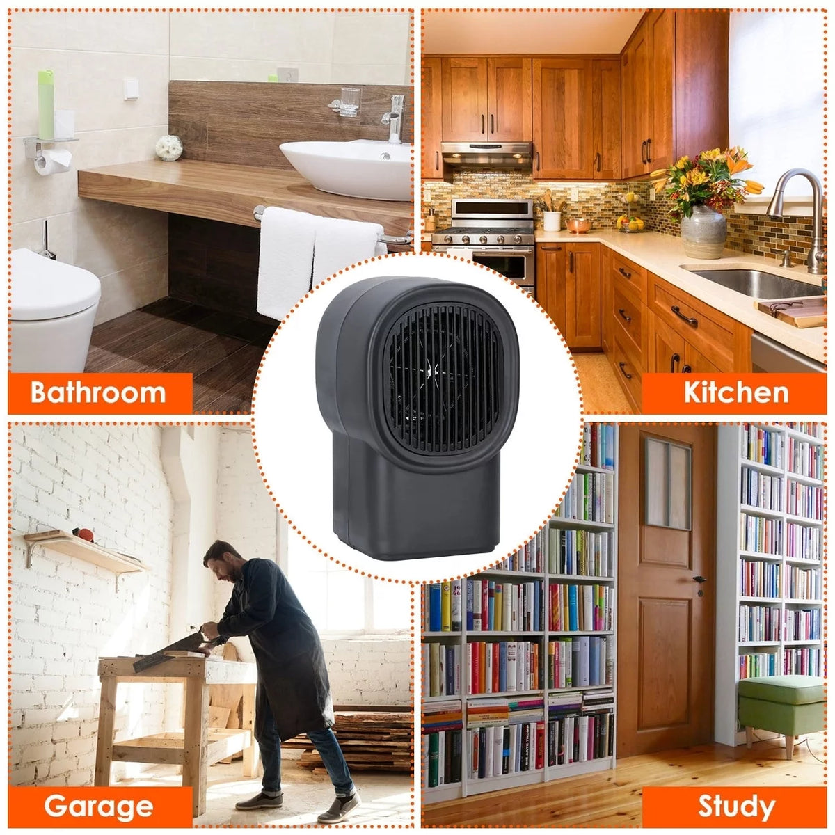 Portable Electric Space Heater C159816